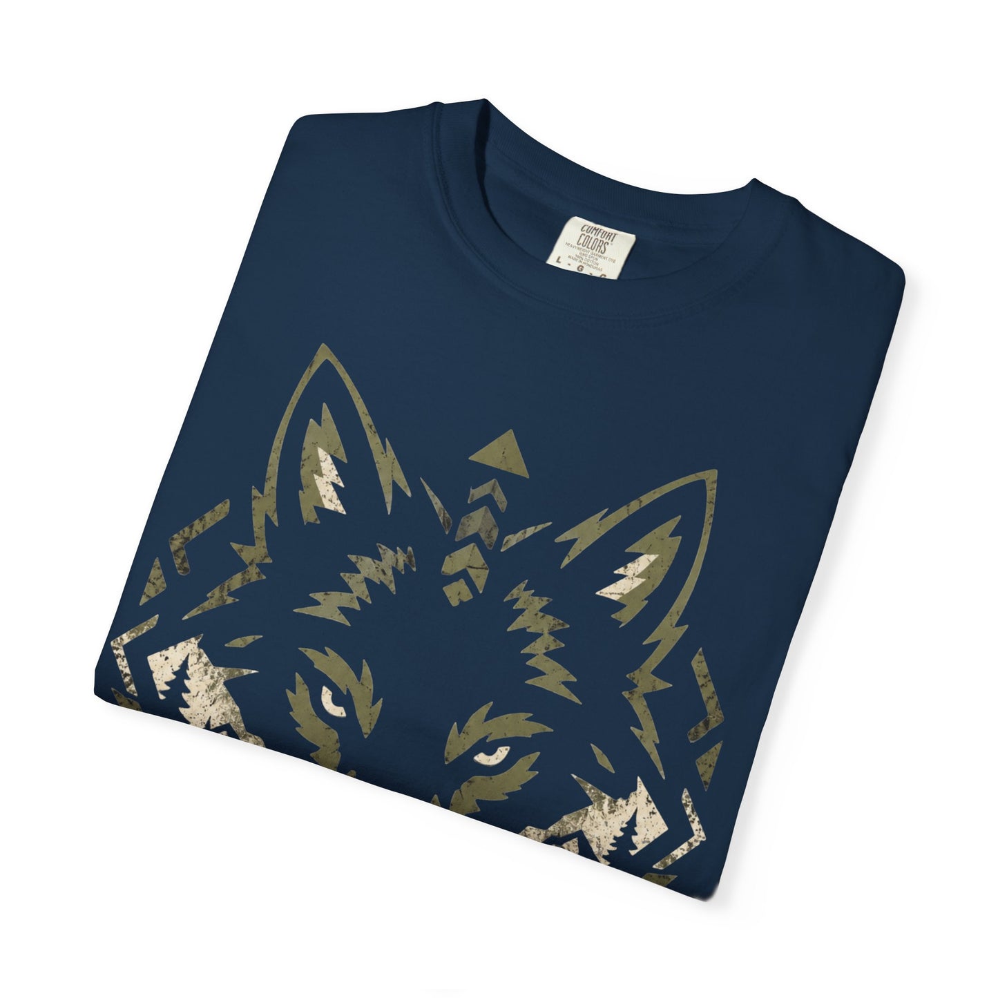 Wolf Head T-Shirt — "Track. Hunt. Survive." Outdoor Hunting Graphic Tee